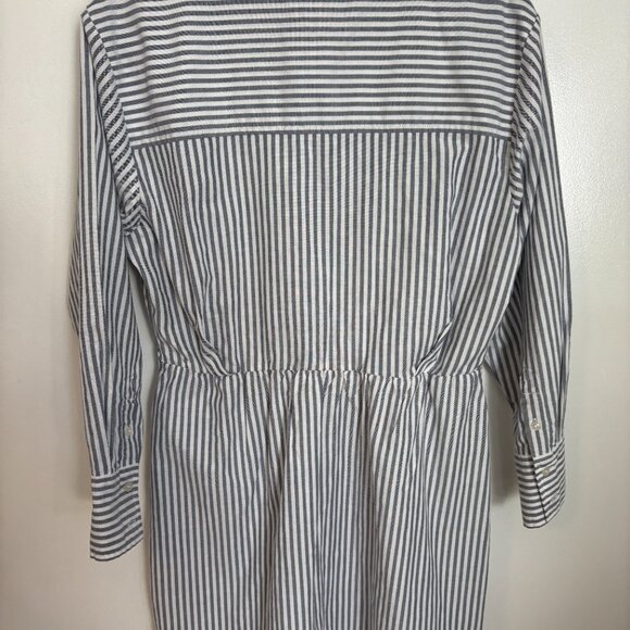 NWT - Abercrombie & Fitch Striped Mini Dress - Blue & White - Women's Large - Picture 6 of 6